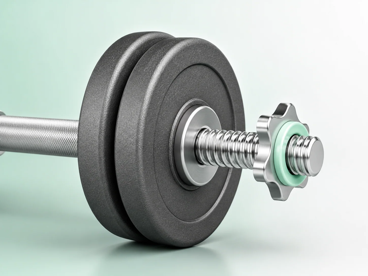 Detalle de un sistema de ajuste Rosca o Quick-Lock